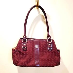 Giani Bernini Red wine Burgundy Shoulder  medium  bag NWT